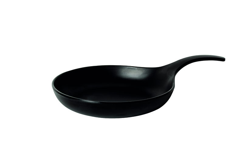 PADELLA CON MANICO CM 24,5X41X6,5 NERA
