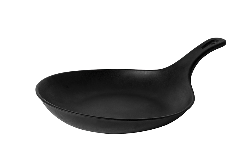 PADELLA CON MANICO CM 51X35X16 NERA